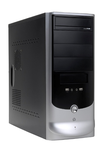 itek Shark Midi Tower Black, Silver – image 1