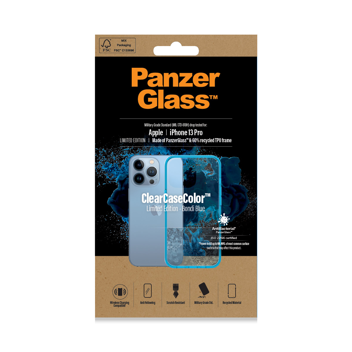 PanzerGlass ® ClearCaseColor™ iPhone 13 Pro - Bondie Blue – image 2
