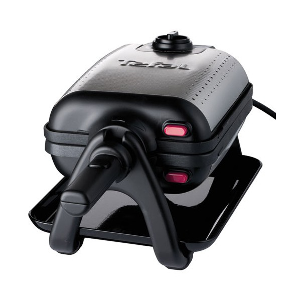 Tefal WM7518 waffle iron 2 waffle(s) Black, Stainless steel