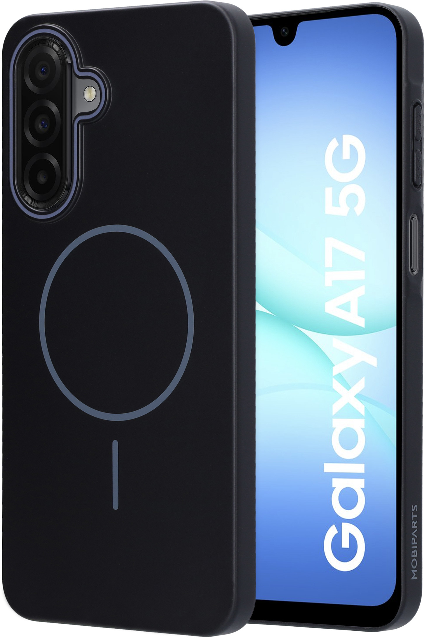Mobiparts Slim Line Case Samsung Galaxy A17 (MagSafe Compatible) Onyx Black – image 1