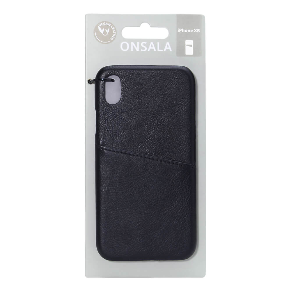 Onsala Mobilecover Black iPhone XR Creditcard Pocket – image 2