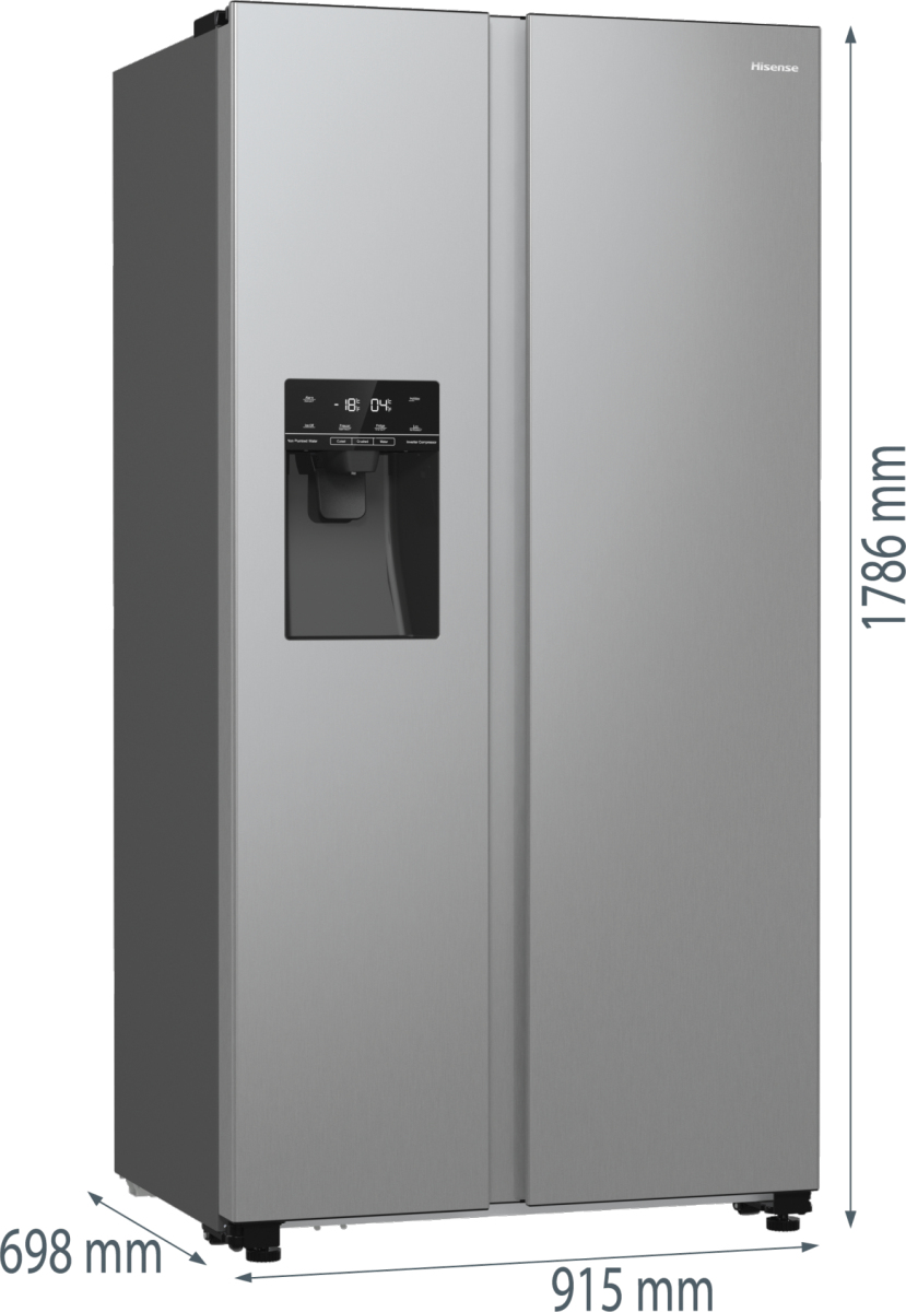 Hisense RS566N4IEX side-by-side refrigerator Freestanding – image 9