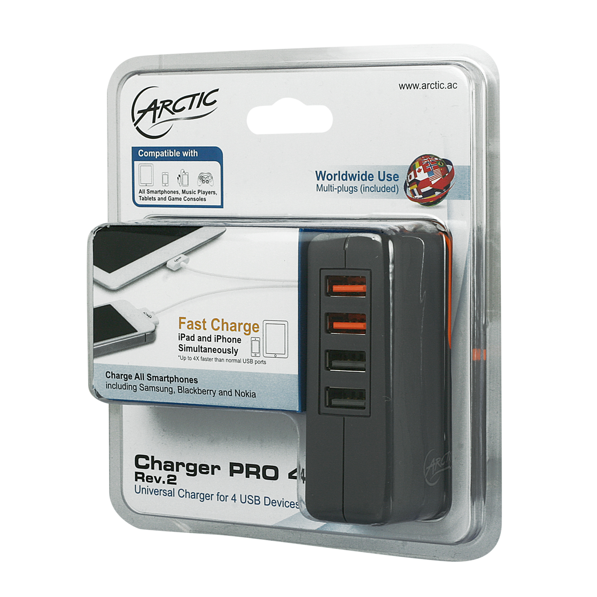 ARCTIC Charger Pro 4 - 4-Port USB Charger – image 3