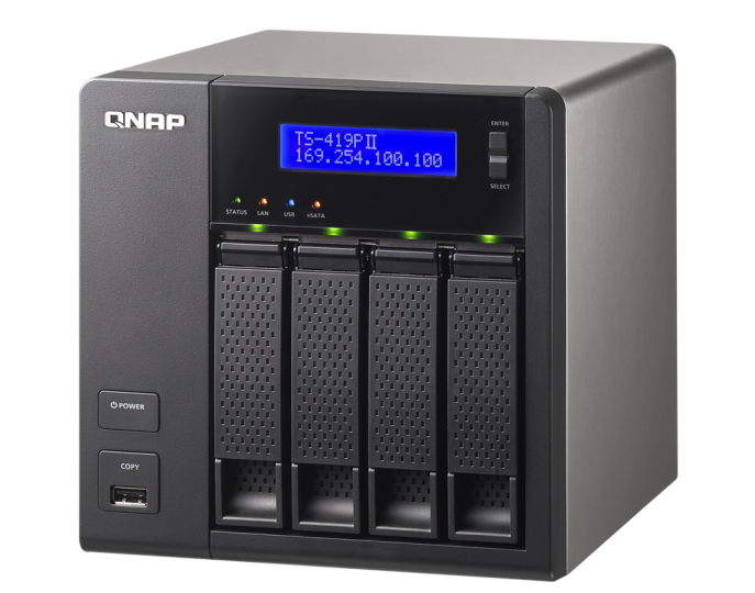 QNAP TS-419P II, 2x 2 TB – image 2