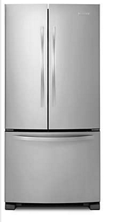 KitchenAid KBFS22EWMS side-by-side refrigerator Freestanding Silver
