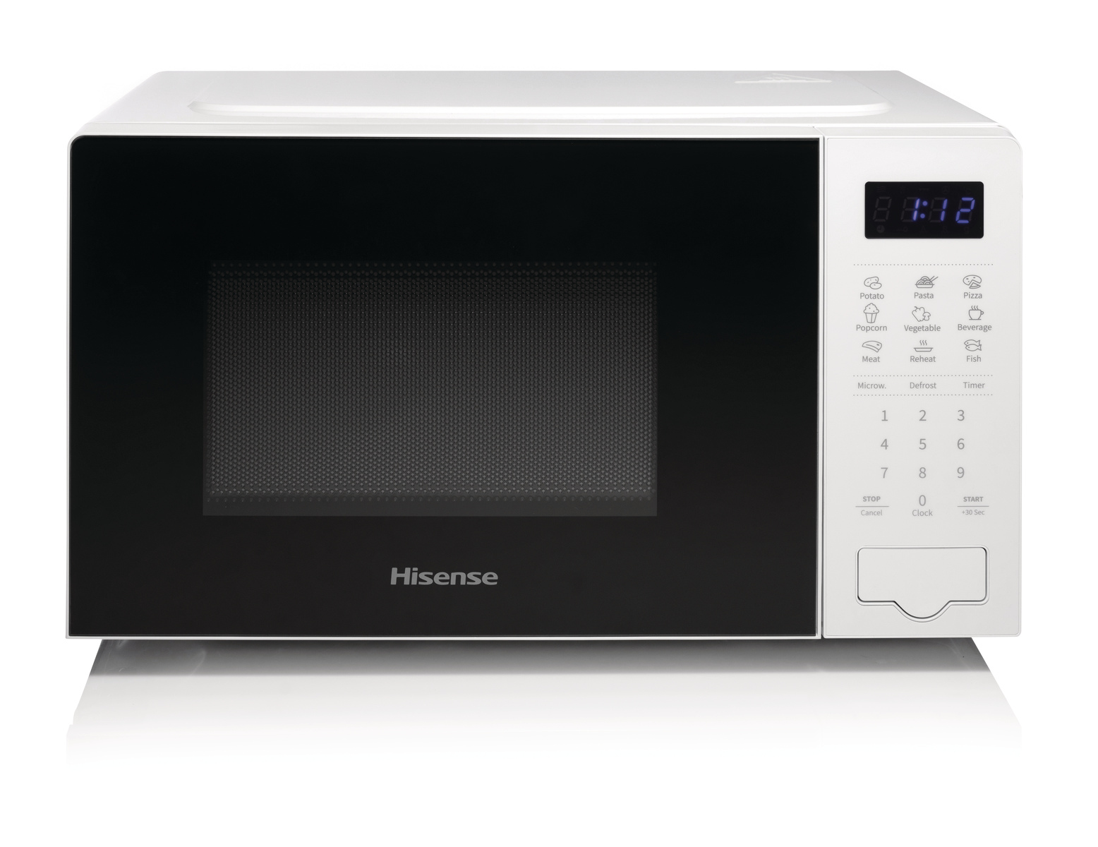 Hisense H20MOWS4UK microwave White Solo microwave Countertop