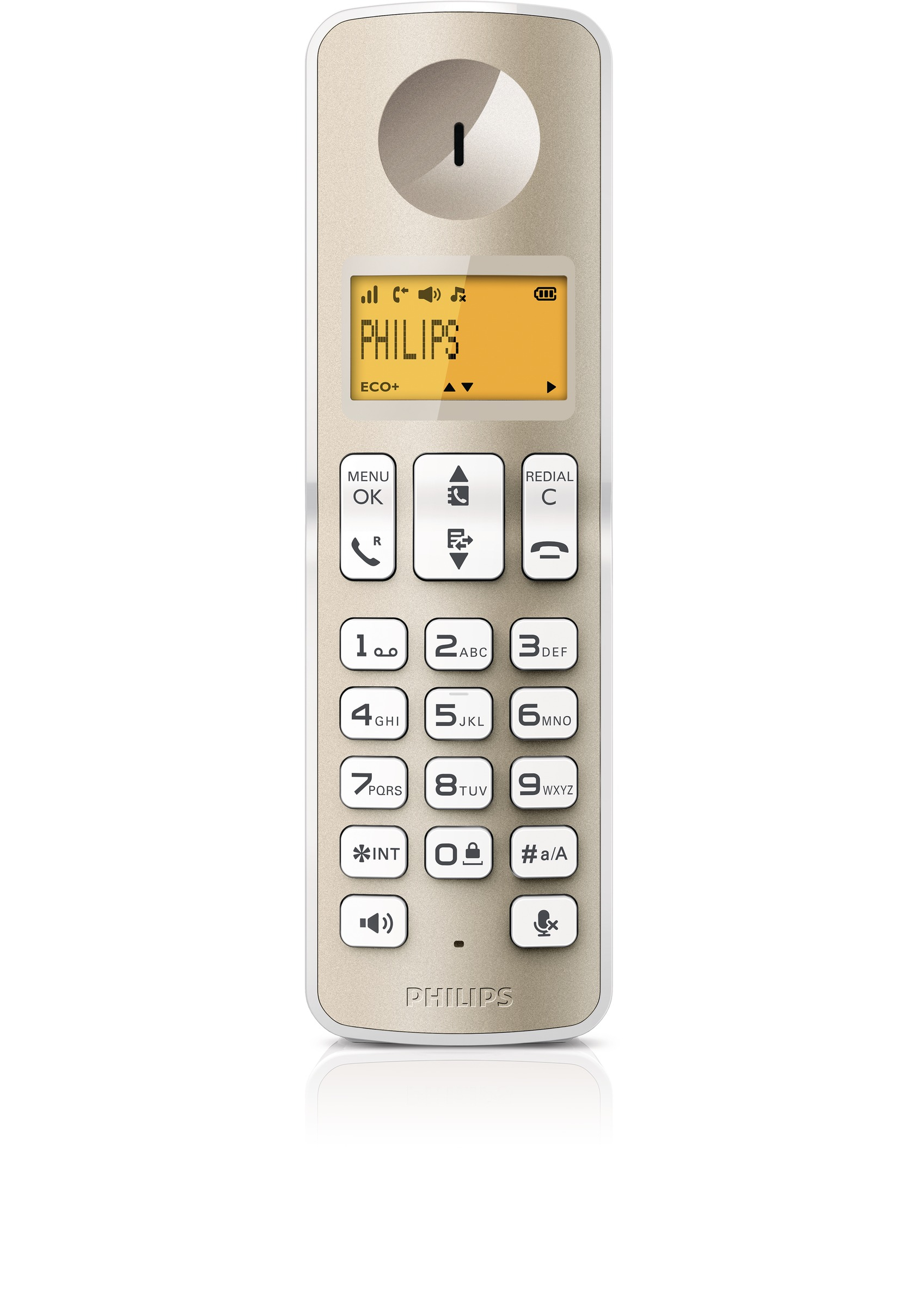 Philips D2052MMX/38 telephone DECT telephone Caller ID Champagne