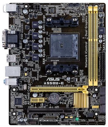 ASUS A55BM-E AMD A55 FCH Socket FM2+ micro ATX – image 1