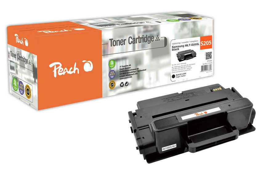 Peach PT380 toner cartridge 1 pc(s) Compatible Black