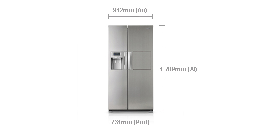 Samsung RSH7PNRS side-by-side refrigerator Freestanding Stainless steel – image 3