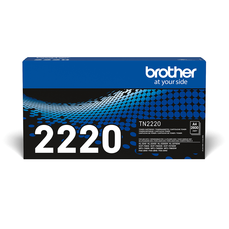 Brother TN-2220 Tonerkassett 1 styck Original Svart