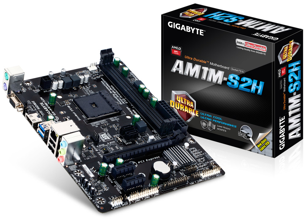 GIGABYTE AM1M-S2H motherboard Socket AM1 micro ATX