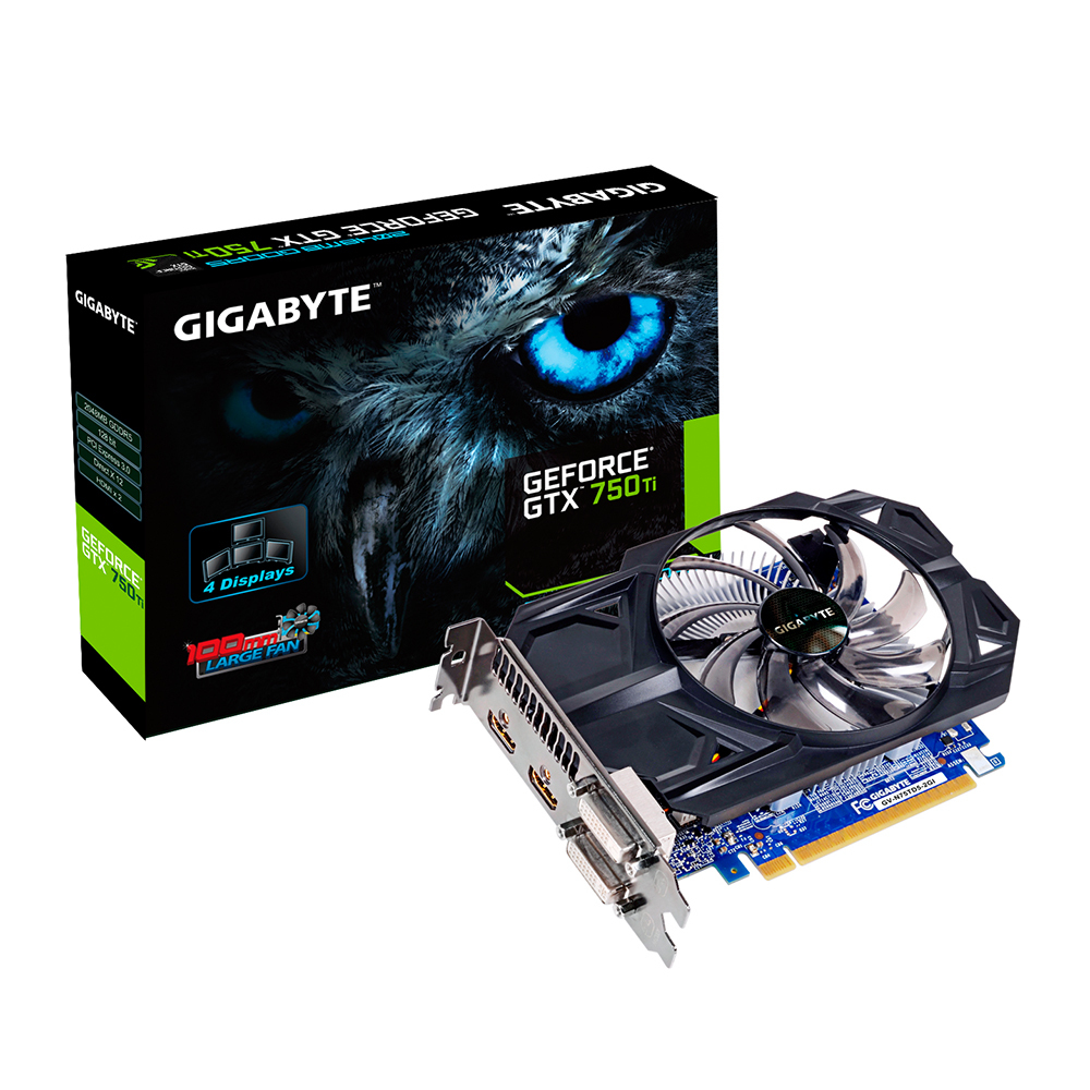 GIGABYTE GV-N75TD5-2GI graphics card NVIDIA GeForce GTX 750 Ti – image 2