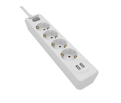 Philips SPN3042WA/10 power distribution unit (PDU) 4 AC outlet(s) White