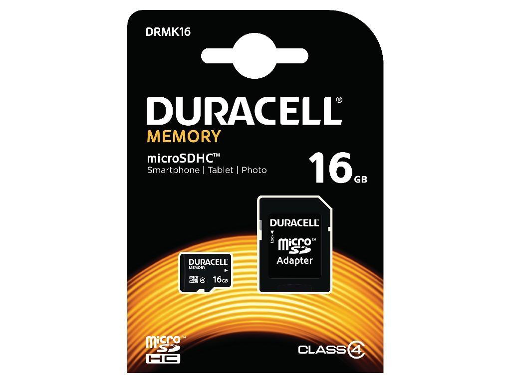 Duracell 16GB microSDHC Class 4 Kit – image 1