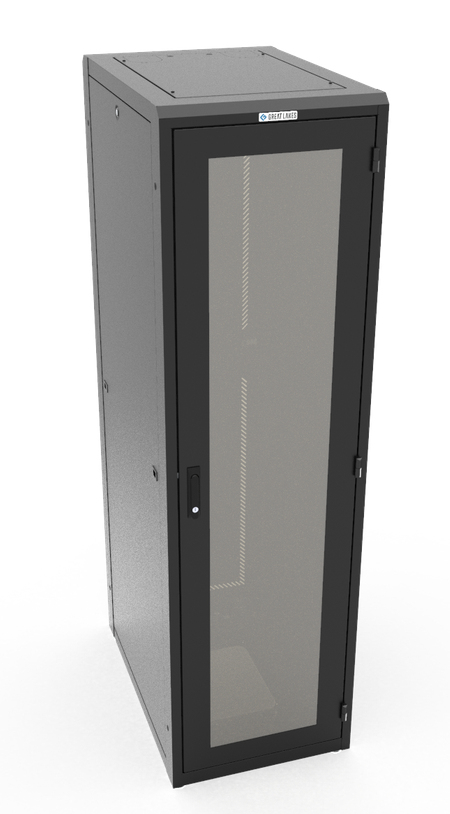 Vertiv GL840E-2436-B-SQM6P rack cabinet 44U Freestanding rack Black