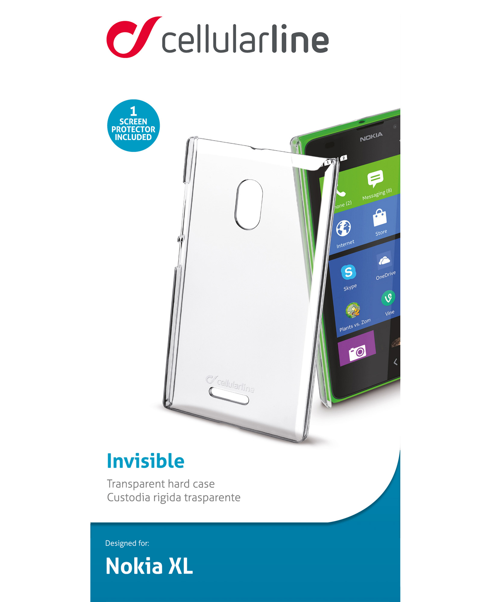 Cellularline Invisible Xl- Transparent – image 6