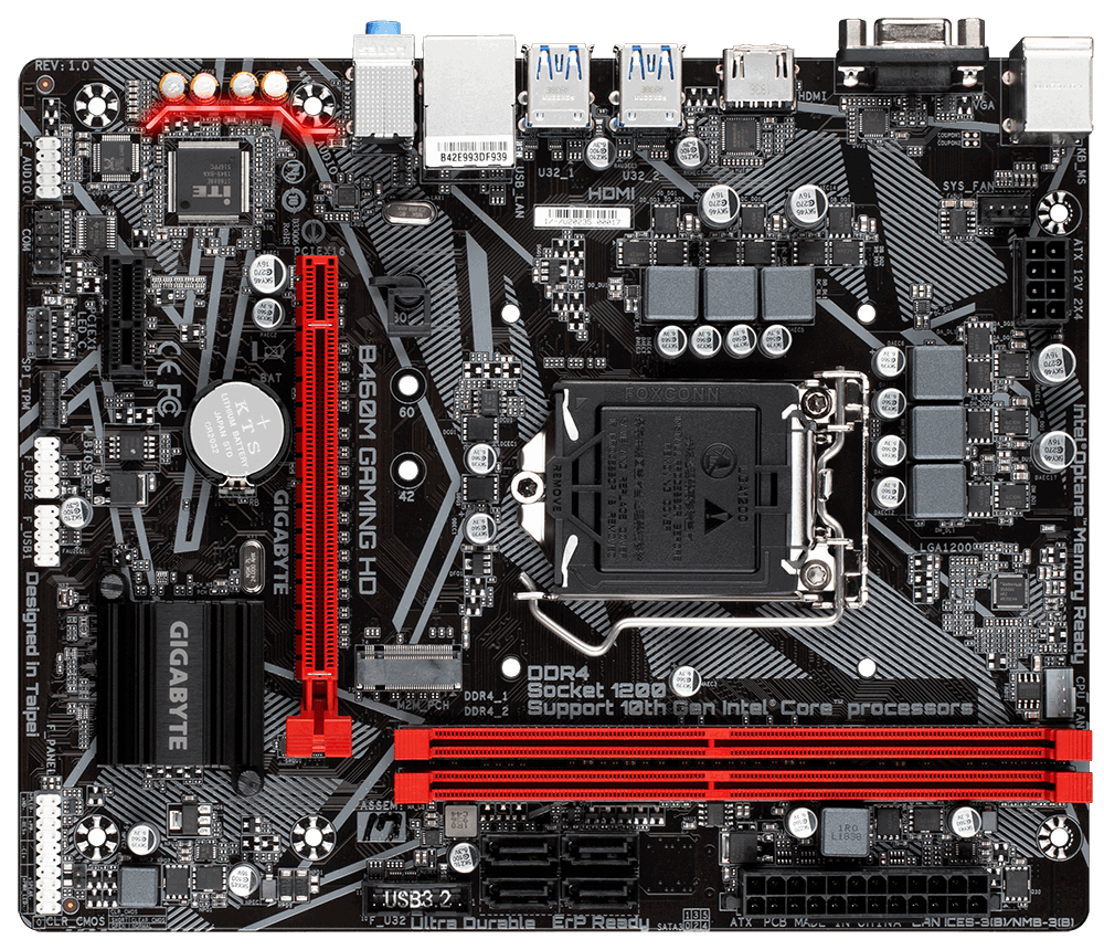 GIGABYTE B460M GAMING HD (rev. 1.0) – image 1