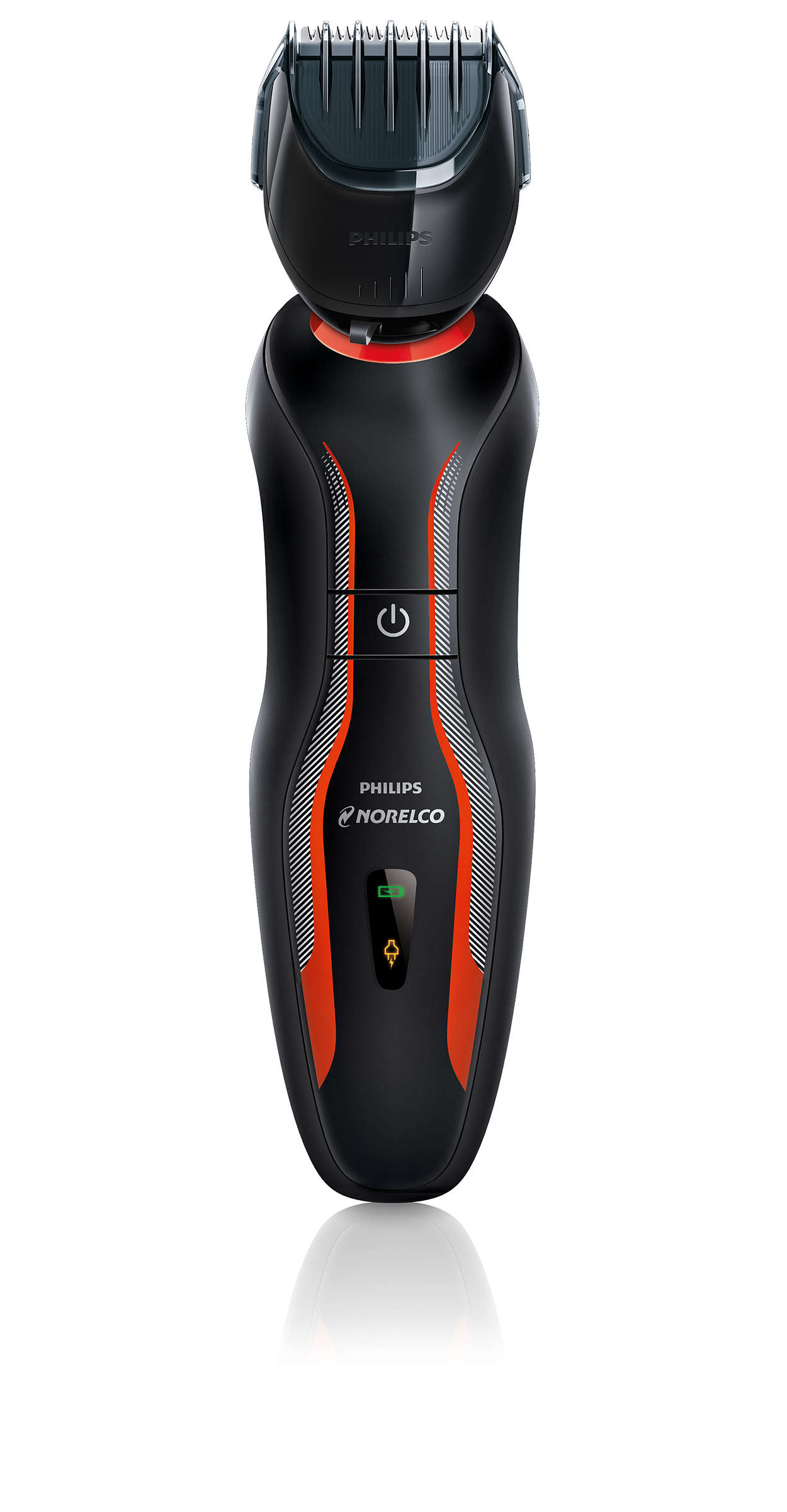 Philips Norelco Click & Style YS524/43 men's shaver Rotation shaver Trimmer Black, Red