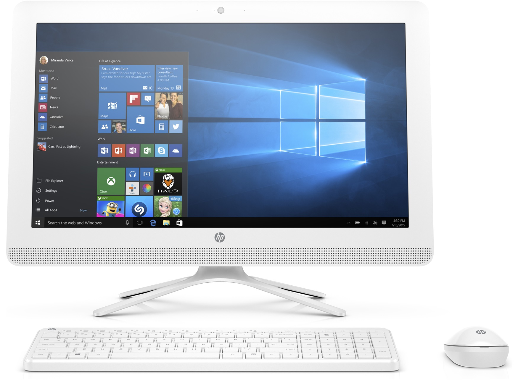 HP 22-b020kr Intel® Pentium® J3710