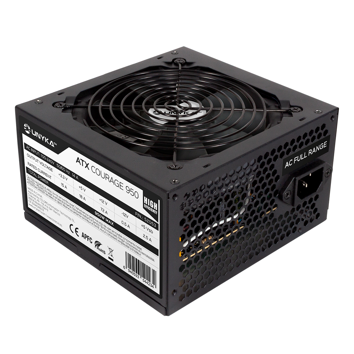 UNYKAch ATX Courage 950W Hight Efficiency Power Supply