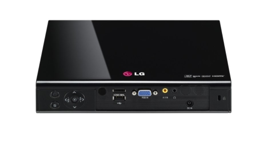 LG PA1000T data projector Portable projector 1000 ANSI lumens DLP WXGA (1280x800) 3D Black – image 2