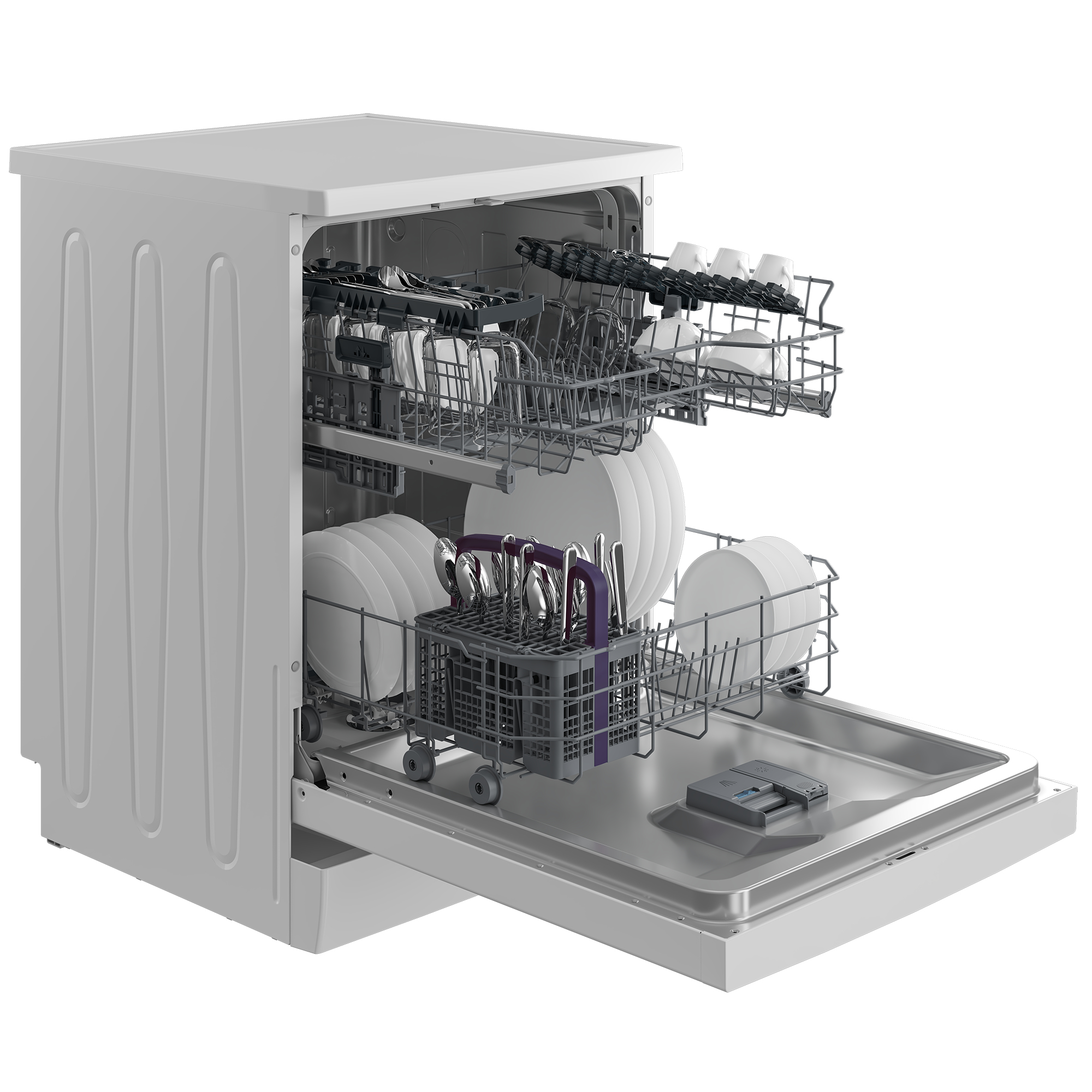 Beko BDFN26420W dishwasher Freestanding 14 place settings – image 4