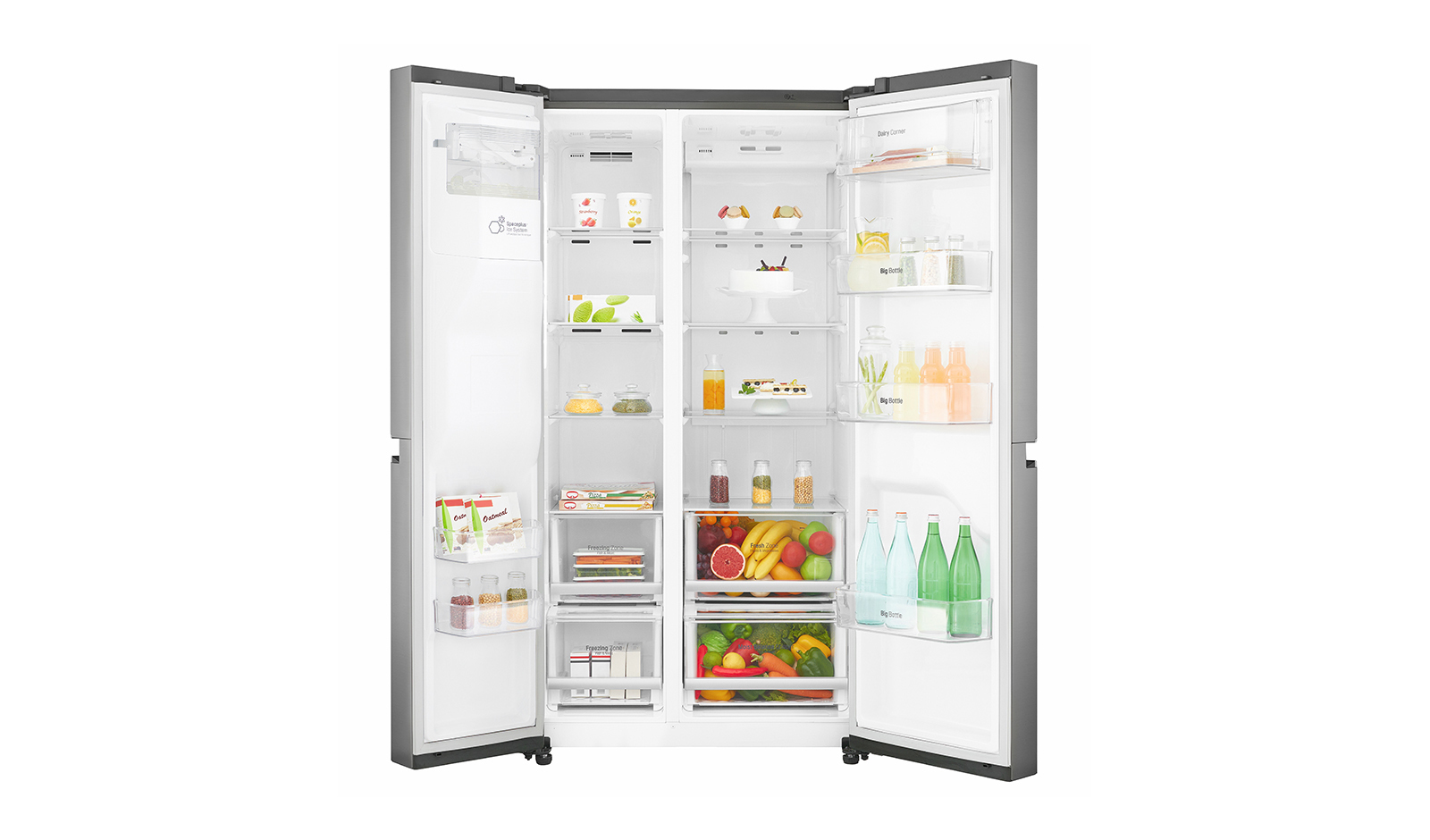 LG GSL760PZUZ side-by-side refrigerator Freestanding – image 6