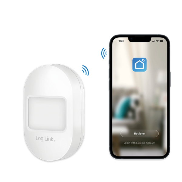 LogiLink SH0113 motion detector Passive infrared (PIR) sensor Wireless Wall White – image 8