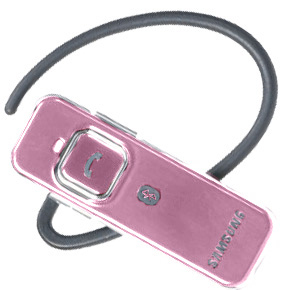 Samsung WEP350 Headset Wireless Bluetooth Pink – image 1