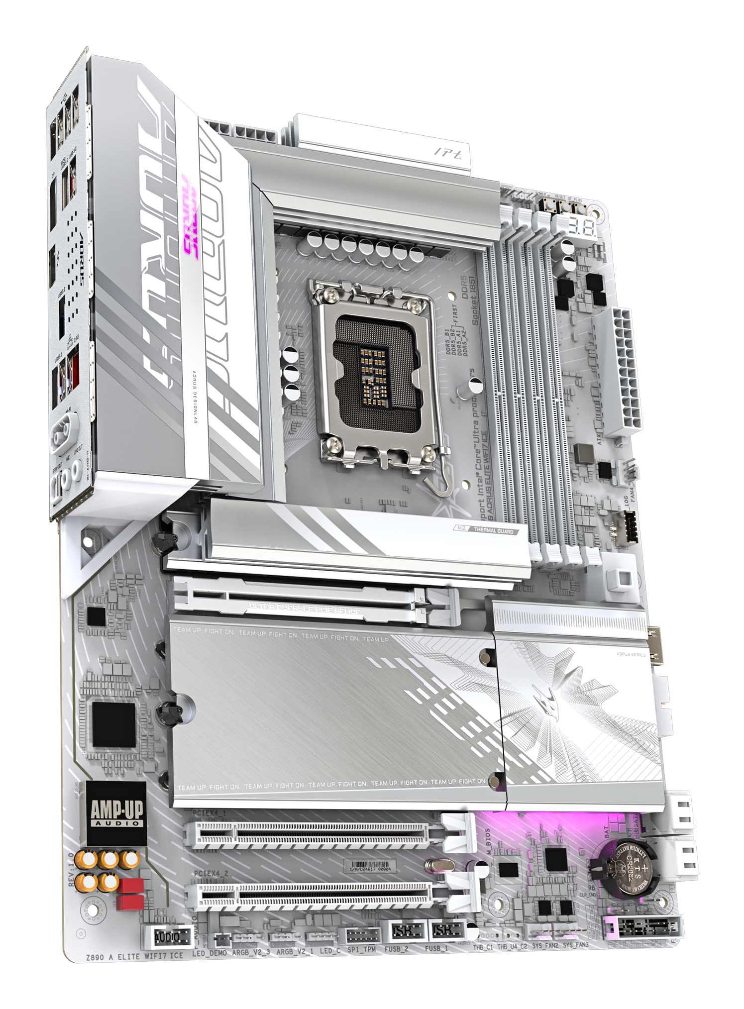 Tarjeta Madre Gigabyte Z890 A ELITE WF7 ICE - Socket LGA1851 - 4x DDR5 - 5600/7600(OC)/9066(OC) MT/s - HDMI - DisplayPort - ATX - Z890 A ELITE WF7 ICE Tarjeta Madre Gigabyte Z890 A ELITE WF7 ICE - Socket LGA1851 - 4x DDR5 - 5600/7600(OC)/9066(OC) MT/s - HDMI - DisplayPort - ATX - Z890 A ELITE WF7 ICE