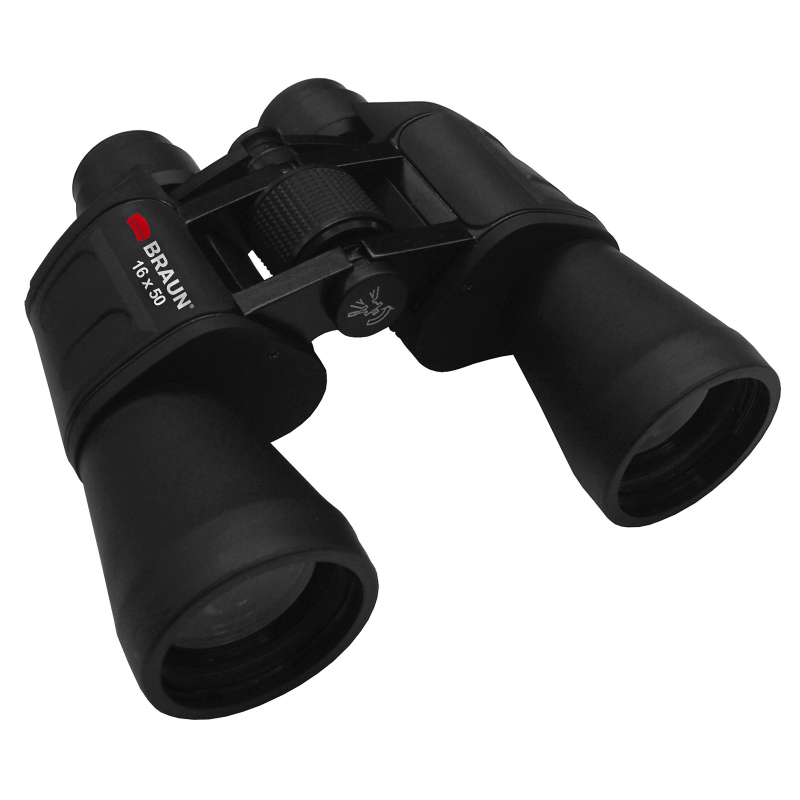 Braun Binocular 16 x 50 binocolo BK-7 Porro Nero