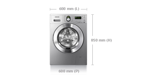 Samsung WF1704WPU washing machine Front-load – image 2