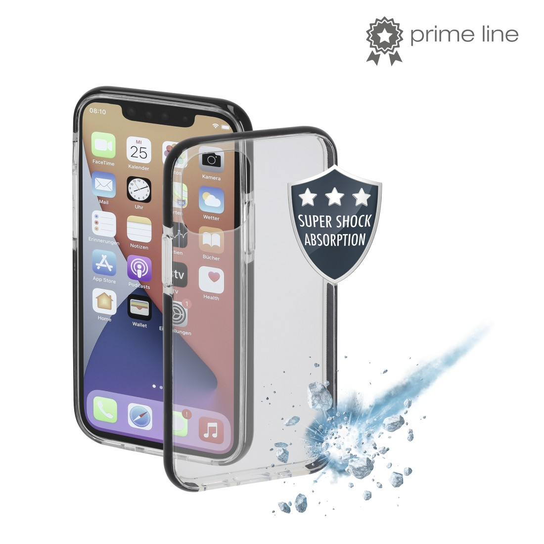 Hama 00196973 mobile phone case Cover Black, Transparent