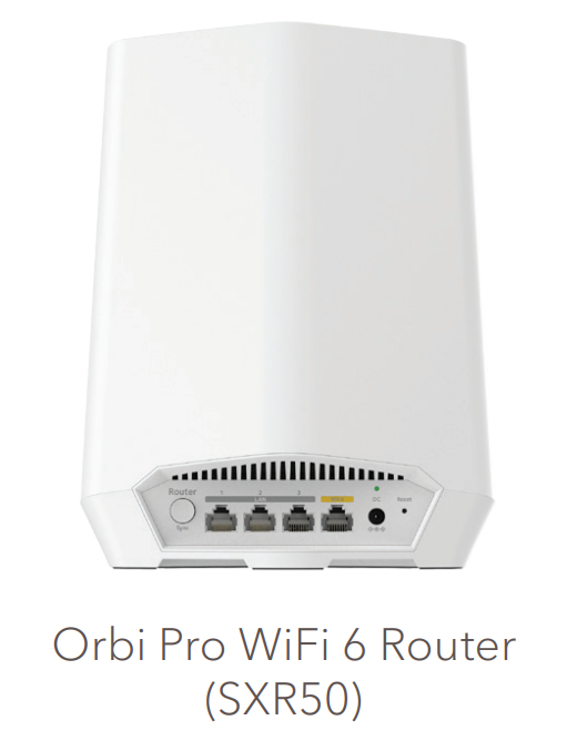 NETGEAR Orbi Pro WiFi 6 AX5400 Tri-band Mesh System router – image 2