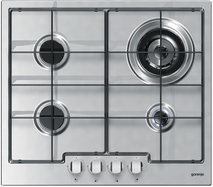 Gorenje G6N5AX hob Stainless steel Built-in Gas 4 zone(s)
