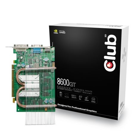 CLUB3D 8600GT Passive Heatpipe 512 MB