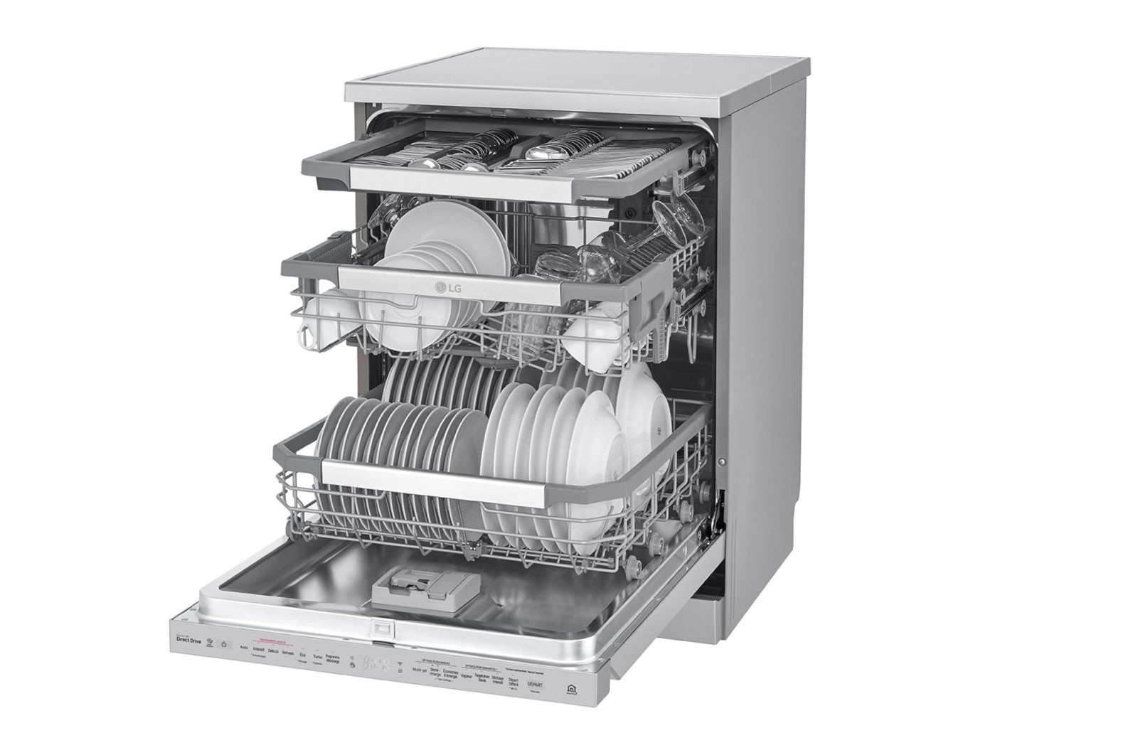 LG DF425HSS dishwasher Freestanding 14 place settings – image 7