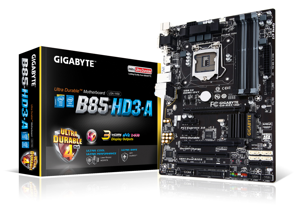 GIGABYTE GA-B85-HD3-A motherboard Intel® B85 LGA 1150 (Socket H3) ATX – image 4