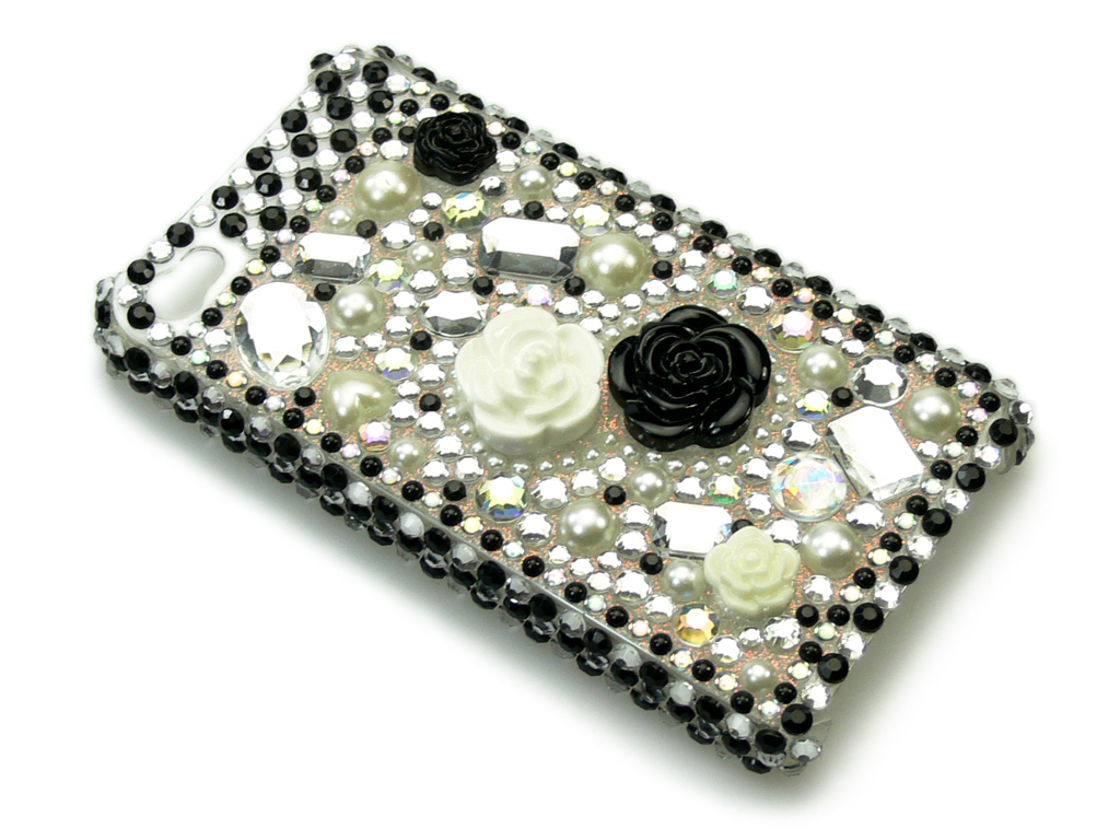 Sandberg Bling Cover 4/4S b/w roses