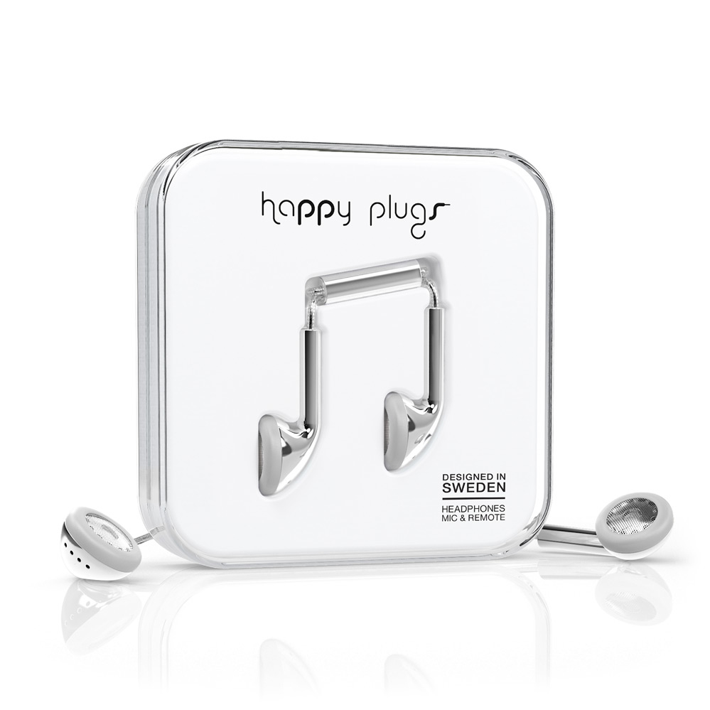 Happy Plugs Earbud Silver – image 3