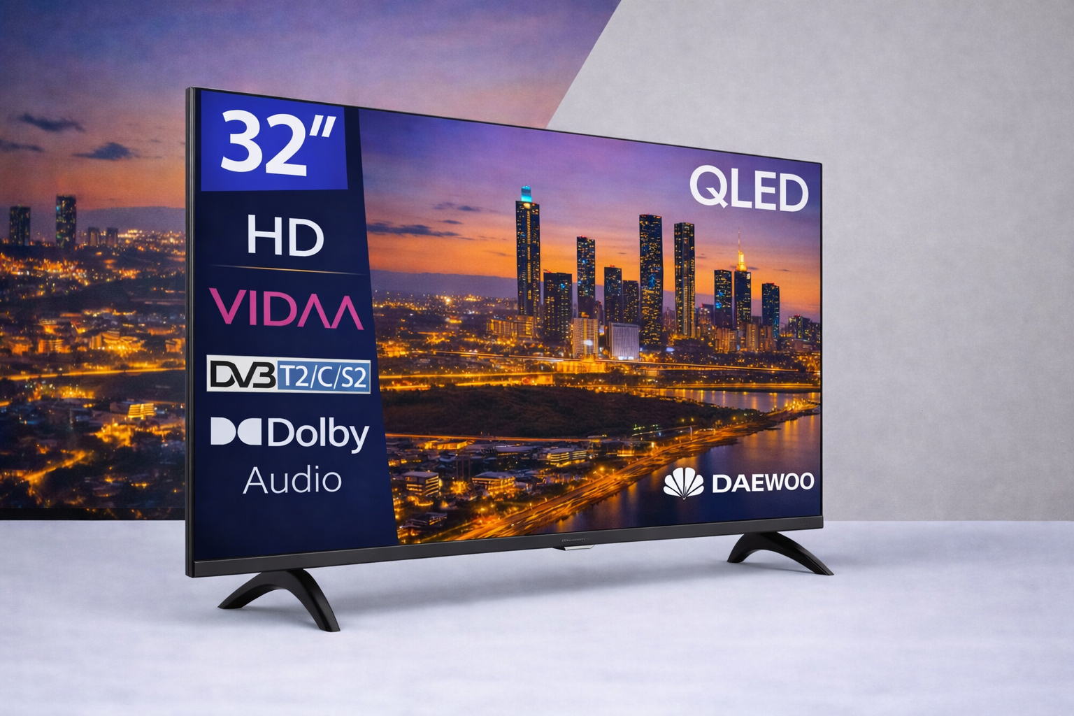 Daewoo 32VB56HQ TV 81.3 cm (32") HD Smart TV Wi-Fi Black – image 7