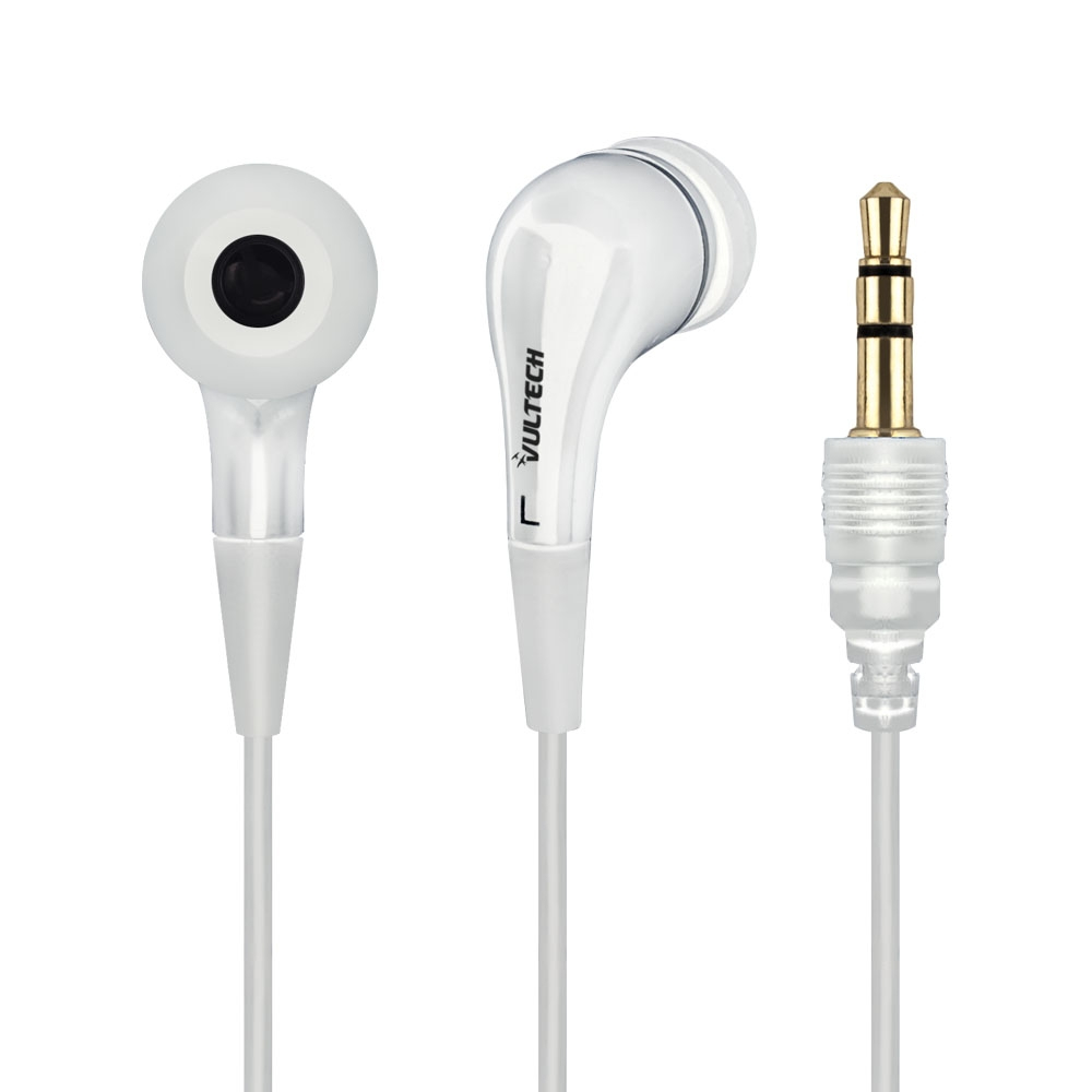 Vultech HD-01W headphones/headset Wired In-ear White – image 1