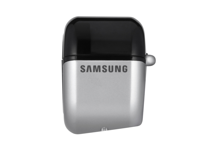 Samsung WEP500 headphones/headset Wireless Ear-hook Bluetooth Black, Silver – image 2