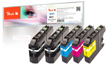 Peach PI500-164 ink cartridge 5 pc(s) Original Standard Yield Black, Cyan, Magenta, Yellow