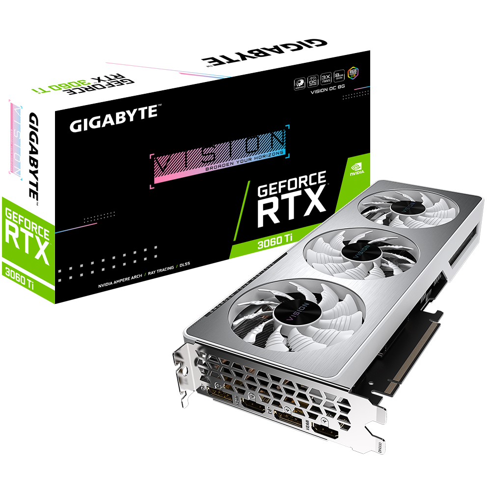 GIGABYTE GeForce RTX 3060 Ti VISION OC 8G (rev. 2.0) – image 8