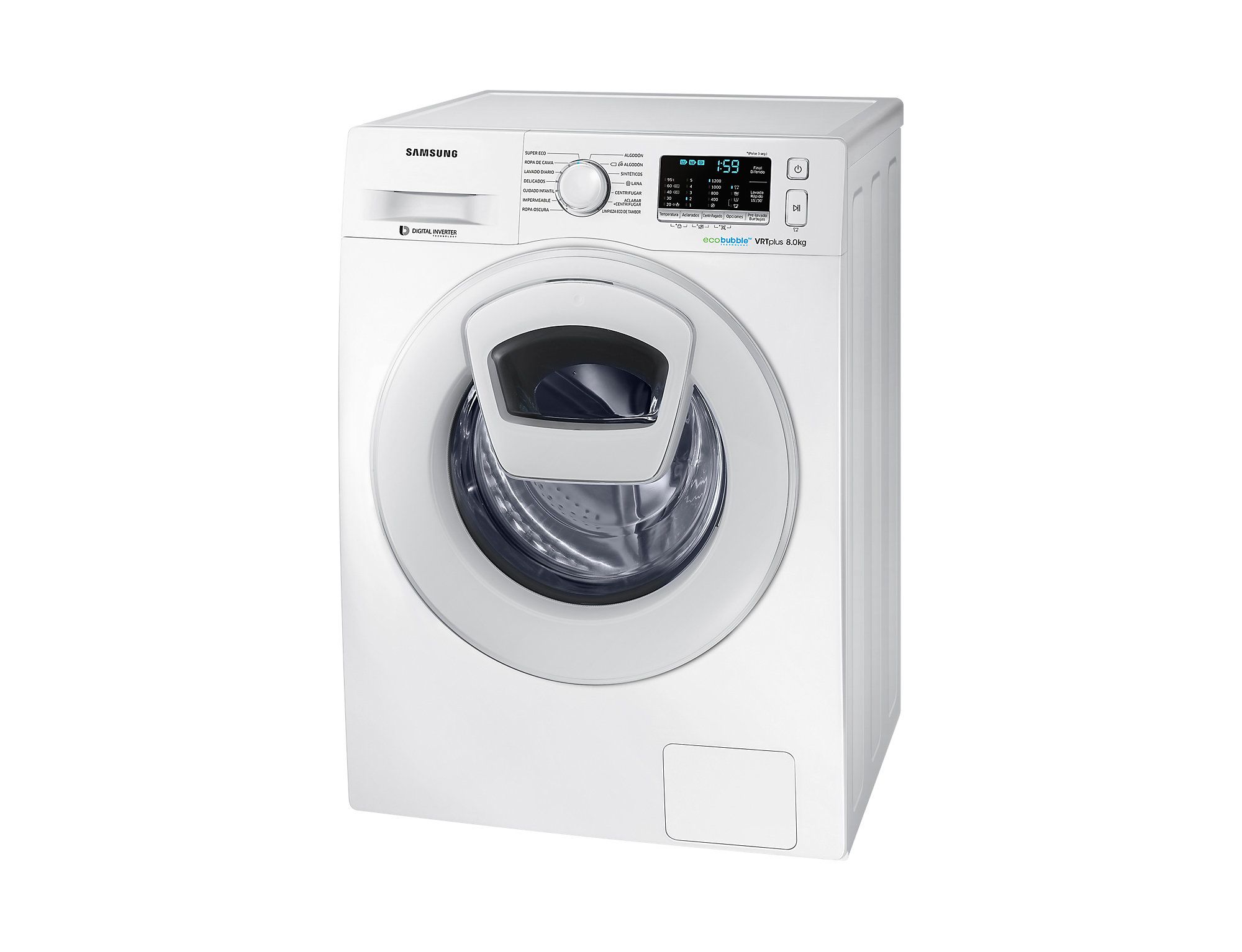 Samsung WW80K5210XW washing machine Front-load – image 4