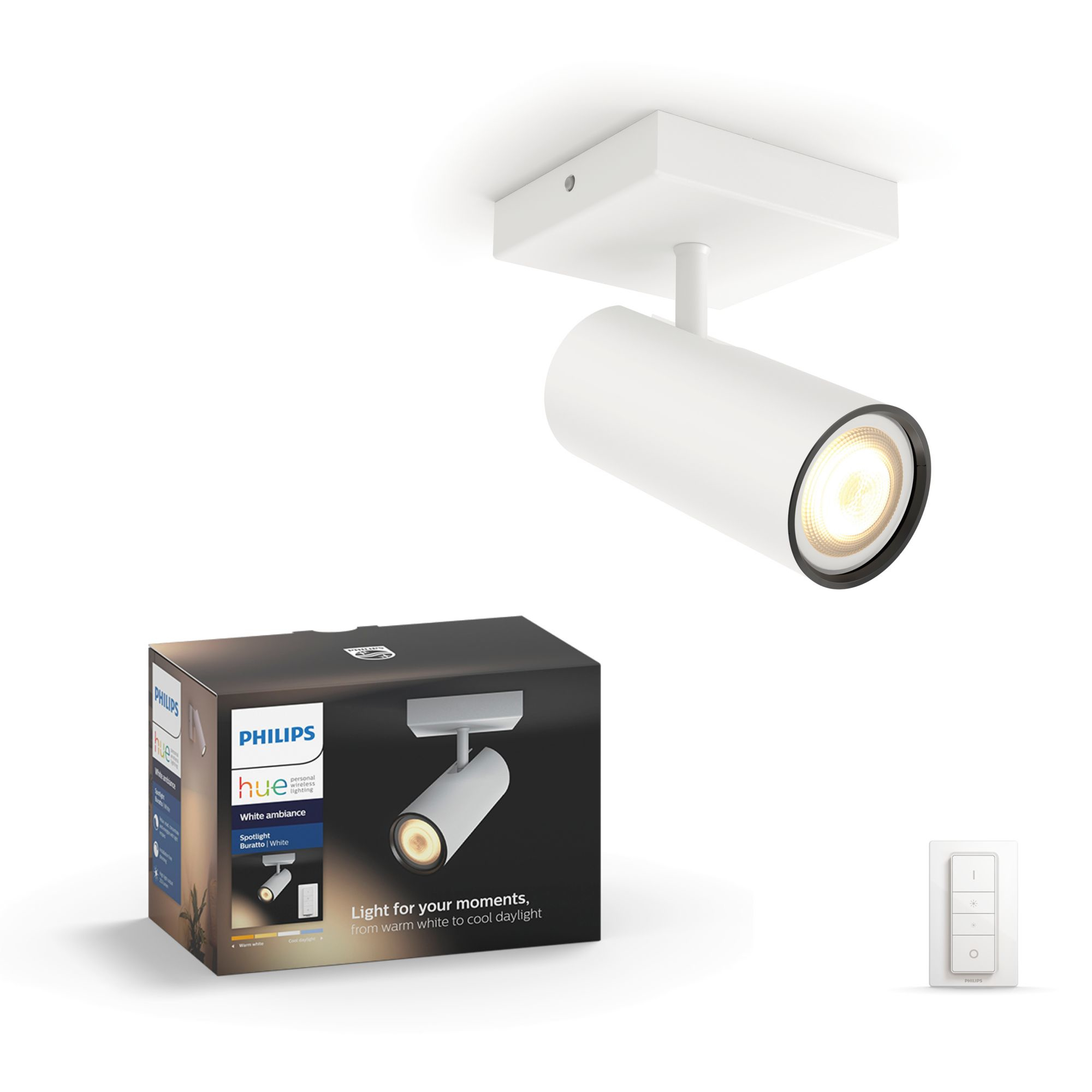Philips by Signify Philips Hue White ambience Buratto single spotlight – image 4