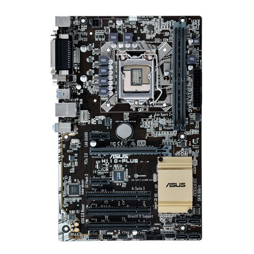 ASUS H110-PLUS motherboard Intel® H110 LGA 1151 (Socket H4) ATX – image 2