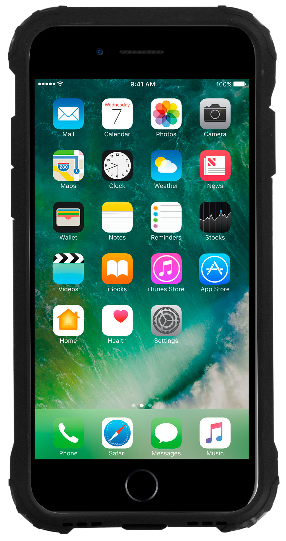 Mobiparts Rugged Shield Case Apple iPhone 7 Black – image 2